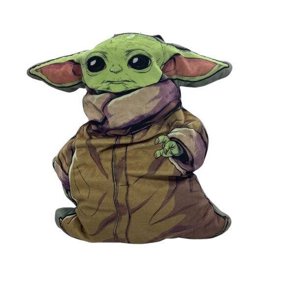 Star Wars: The Mandalorian The Child Yoda Plush Backpack Bag Kids 16" - Picture 1 of 5